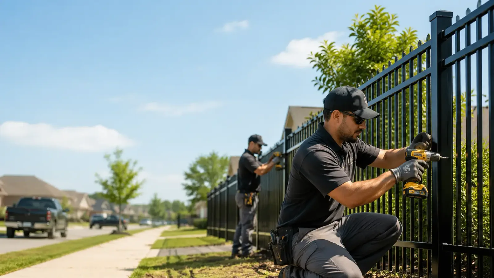Metal Fence Installation in Alton, VA